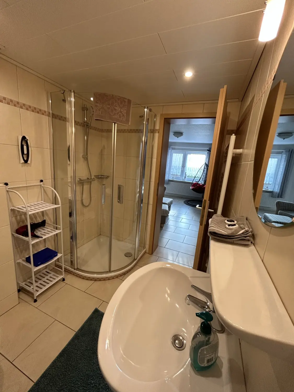 FEWO-"HÜS HELGOLAND" Badezimmer im Gästehaus Bi de Ley auf Norderhörn