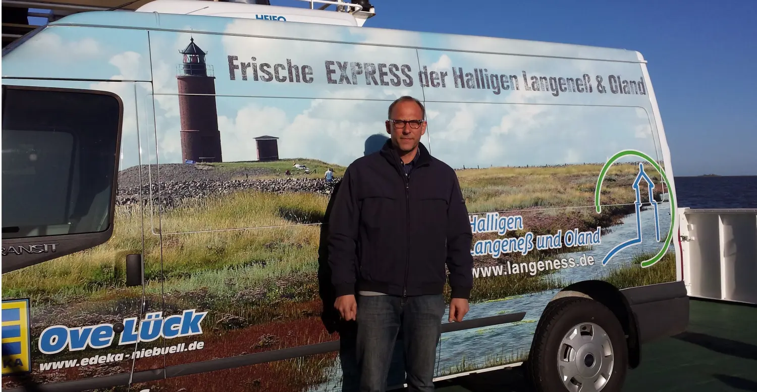 Hallig Langeneß Gästehaus Bi de Ley auf Norderhörn Lebensmittelversorgung